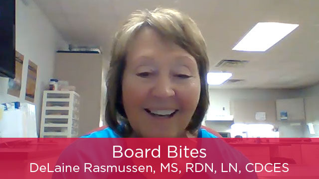 Board Bites: DeLaine Rasmussen, MS, RDN, LN, CDCES – ANFP TV