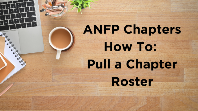 How to Pull a Chapter Roster – ANFP TV