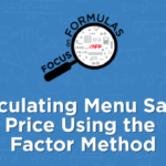 calculatingmenusalesfactormethod