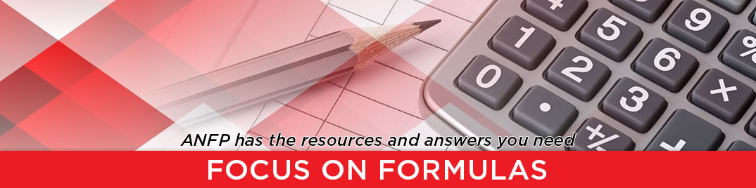 Focus on Formulas